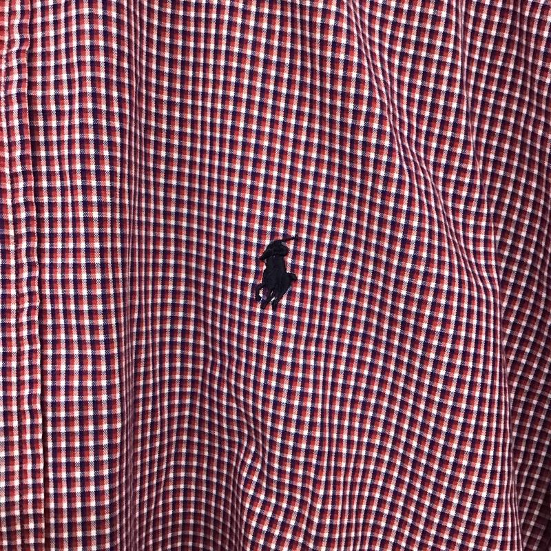 ラルフローレン RALPHLAUREN シャツ、ブラウス 半袖 半袖シャツ チェックシャツ ボタンダウンシャツ M チェック マルチカラー / マルチカラー /  メンズ USED 古着 中古 10146800