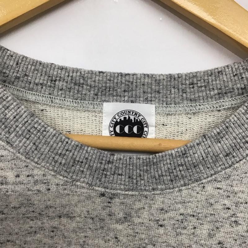 シティー カントリー シティー CITY COUNTRY CITY トレーナー 長袖 XL プリント 灰 / グレー /  メンズ USED 古着 中古 10142398