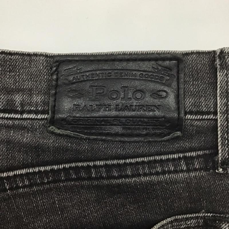 ポロラルフローレン POLO RALPH LAUREN パンツ デニム、ジーンズ 34インチ 無地 黒 / ブラック /  メンズ USED 古着 中古 10108079
