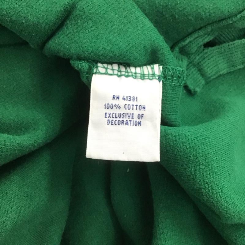 ポロラルフローレン POLO RALPH LAUREN トレーナー 長袖 長袖トレーナー ジップアップネック スタンドカラー L ロゴ、文字 緑 / グリーン /  メンズ USED 古着 中古 10147986
