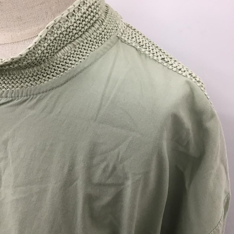 マルシャルテル MARECHAL TERRE ワンピース ロングスカート 長袖ロングワンピース フレアスカート スタンドカラー ワンピース 2 無地 カーキ / カーキ /  レディース USED 古着 中古 10105951