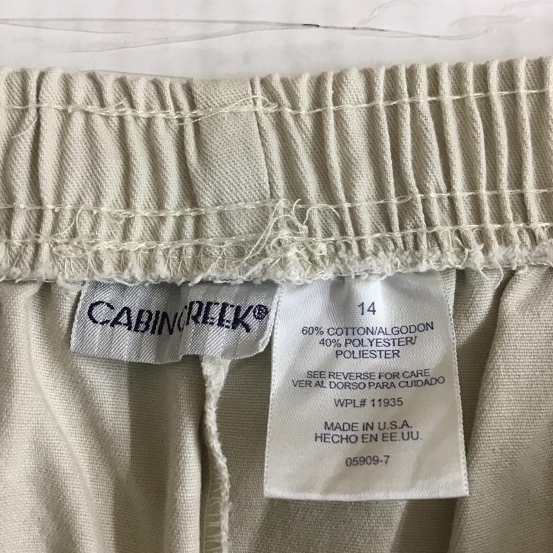 古着 USED パンツ ワークパンツ、ペインターパンツ ワイドパンツ カジュアルパンツ ワークパンツ 無地 白 / ホワイト /  メンズ USED 古着 中古 10116402