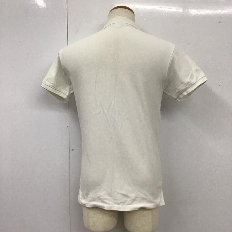 トウヨウエンタープライズ 東洋エンタープライズ ポロシャツ 半袖 半袖ポロシャツ カラーシャツ 半袖カットソー プリント 白 / ホワイト /  メンズ USED 古着 中古 10112816