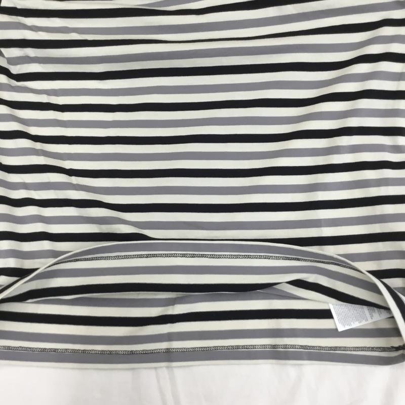 バンズ VANS Tシャツ 半袖 L ボーダー柄 灰 / グレー /  メンズ USED 古着 中古 10110706