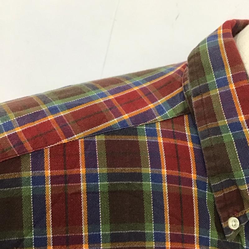 ラルフローレン RALPHLAUREN シャツ、ブラウス 長袖 長袖シャツ カラーシャツ ボタンダウンシャツ 長袖カットソー チェックシャツ L チェック マルチカラー / マルチカラー /  メンズ USED 古着 中古 10123943