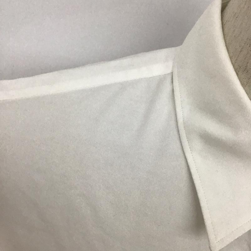 バーバリーロンドン Burberry London シャツ、ブラウス 長袖 長袖シャツ カジュアルシャツ カラーシャツ プリントシャツ L ロゴ、文字 白 / ホワイト /  メンズ USED 古着 中古 10111094