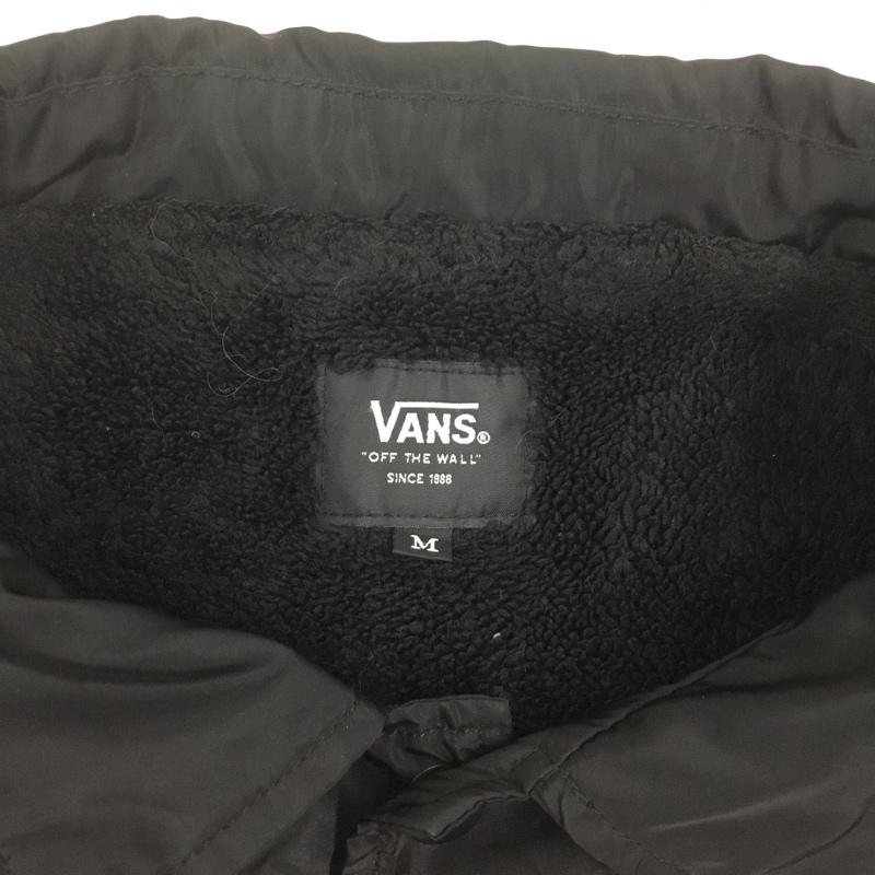 バンズ VANS ジャケット、上着 ジャケット、ブレザー va19ss-mj50lb コーチジャケット 裏地ボア カラージャケット M ロゴ、文字 黒 / ブラック /  メンズ USED 古着 中古 10114059