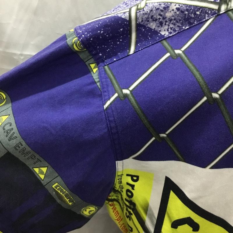 シーイー C.E シャツ、ブラウス 半袖 半袖シャツ カラーシャツ 半袖カットソー プリントシャツ L プリント マルチカラー / マルチカラー /  メンズ USED 古着 中古 10112315