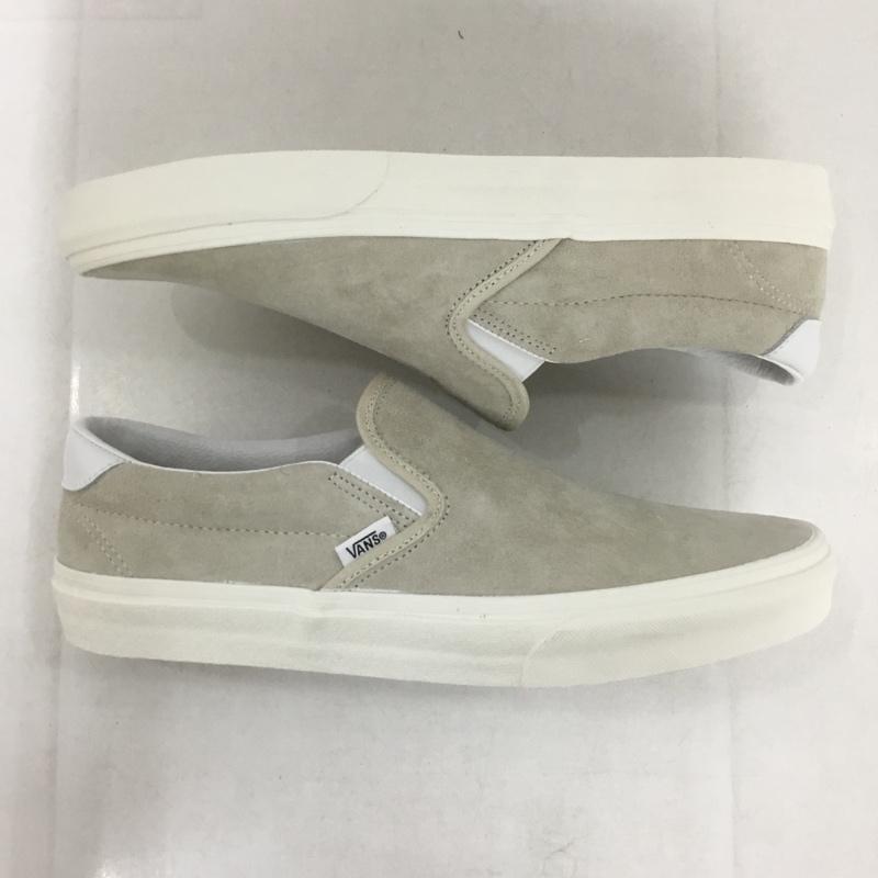 バンズ VANS スリッポン スリッポン 721278 ローカット 28.5cm スニーカー 28.5cm ロゴ、文字 灰 / グレー /  メンズ USED 古着 中古 10140161