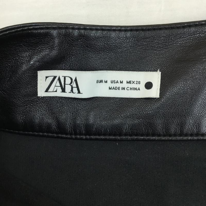 ザラ ZARA スカート ロングスカート M 無地 黒 / ブラック /  レディース USED 古着 中古 10140086