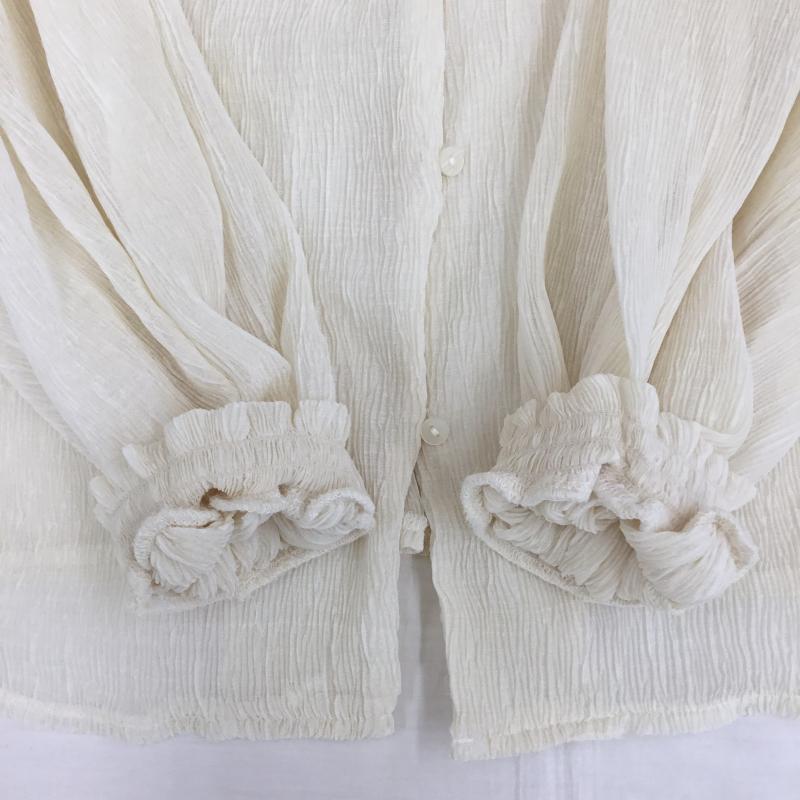 フリーズマート FREE S MART シャツ、ブラウス 長袖 FREE 無地 アイボリー / アイボリー /  レディース USED 古着 中古 10141330