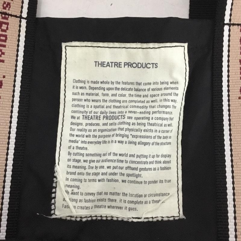 シアタープロダクツ THEATRE PRODUCTS ハンドバッグ ハンドバッグ ミニトートバッグ ロゴ、文字 黒 / ブラック /  レディース USED 古着 中古 10142191