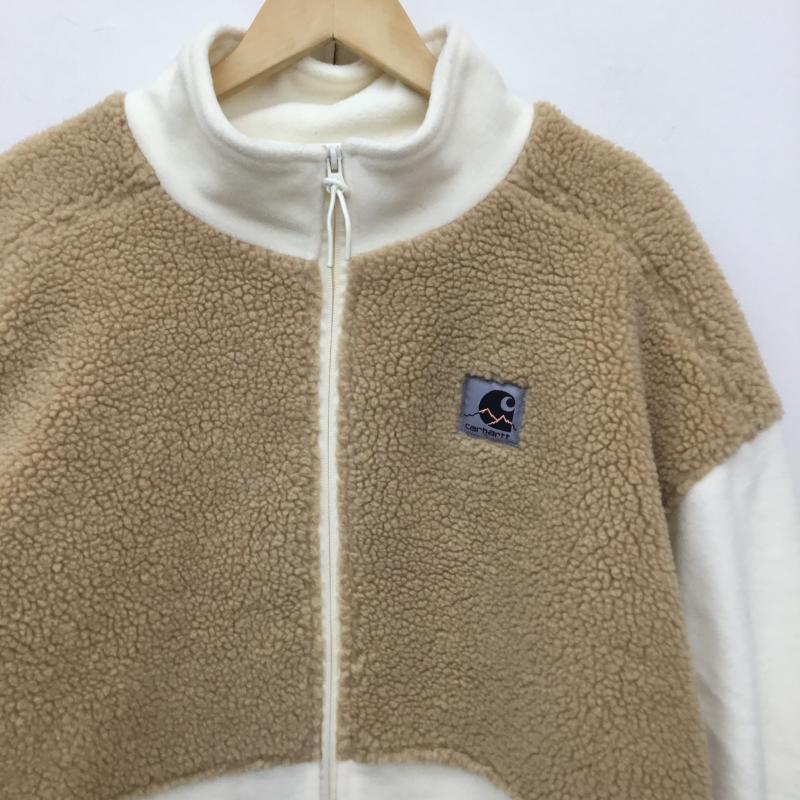 カーハート Carhartt ジャケット、上着 ジャケット、ブレザー XL ロゴ、文字 ベージュ / ベージュ / X 茶 / ブラウン /  メンズ USED 古着 中古 10137710