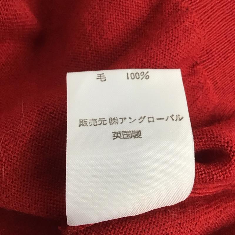 マーガレットハウエル MARGARET HOWELL ニット、セーター 長袖 長袖ニットカットソー タートルネック セーター プリント 赤 / レッド / X 灰 / グレー /  メンズ USED 古着 中古 10140286