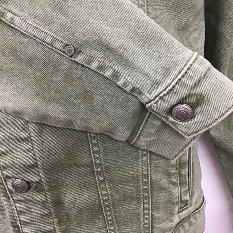 ザラ ZARA ジャケット、上着 ジャケット、ブレザー 4454 401 505 コットン L 無地 カーキ / カーキ /  メンズ USED 古着 中古 10119153