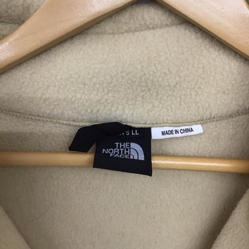 ザノースフェイス THE NORTH FACE ジャケット、上着 ジャケット、ブレザー na-3961 フリースジャケット ジップアップジャケット アウター LL ロゴ、文字 ベージュ / ベージュ /  メンズ USED 古着 中古 10144273