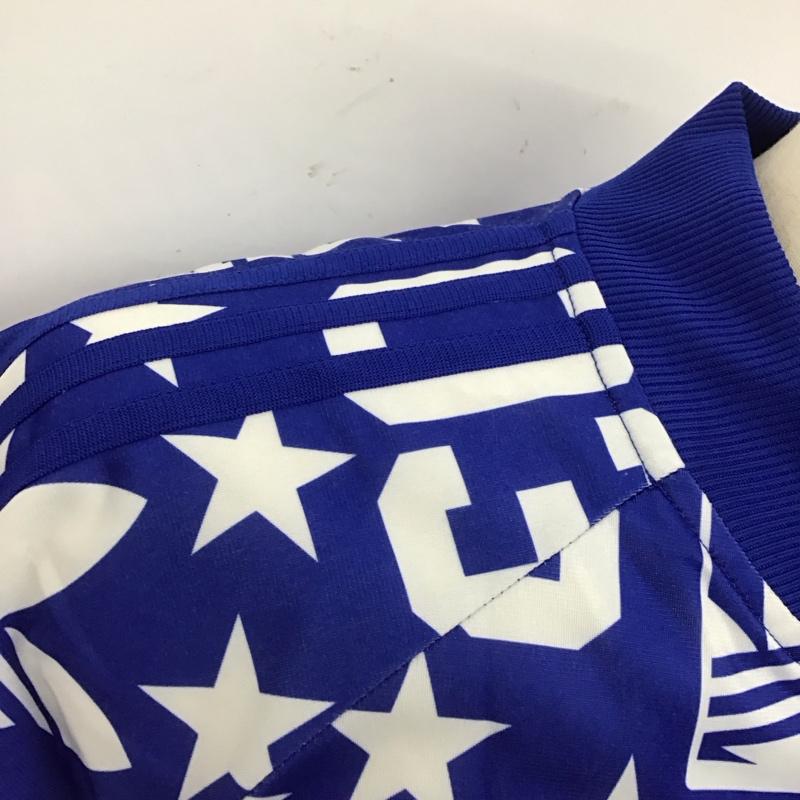 アディダスオリジナルス adidas originals ジャケット、上着 ジャケット、ブレザー ac0474 スーパースタートラックトップジャージ ジップアップジャケット ロゴ、文字 青 / ブルー /  メンズ USED 古着 中古 10124662