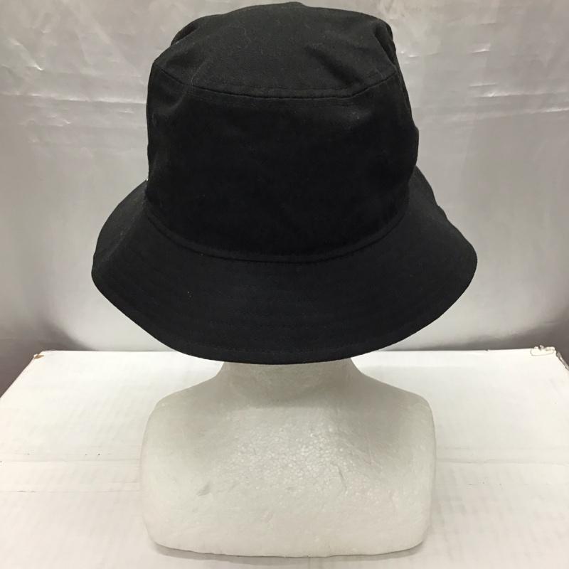 ニューエラ NEW ERA 帽子 ハット バケットハット ロゴ、文字 黒 / ブラック /  メンズ USED 古着 中古 10115064