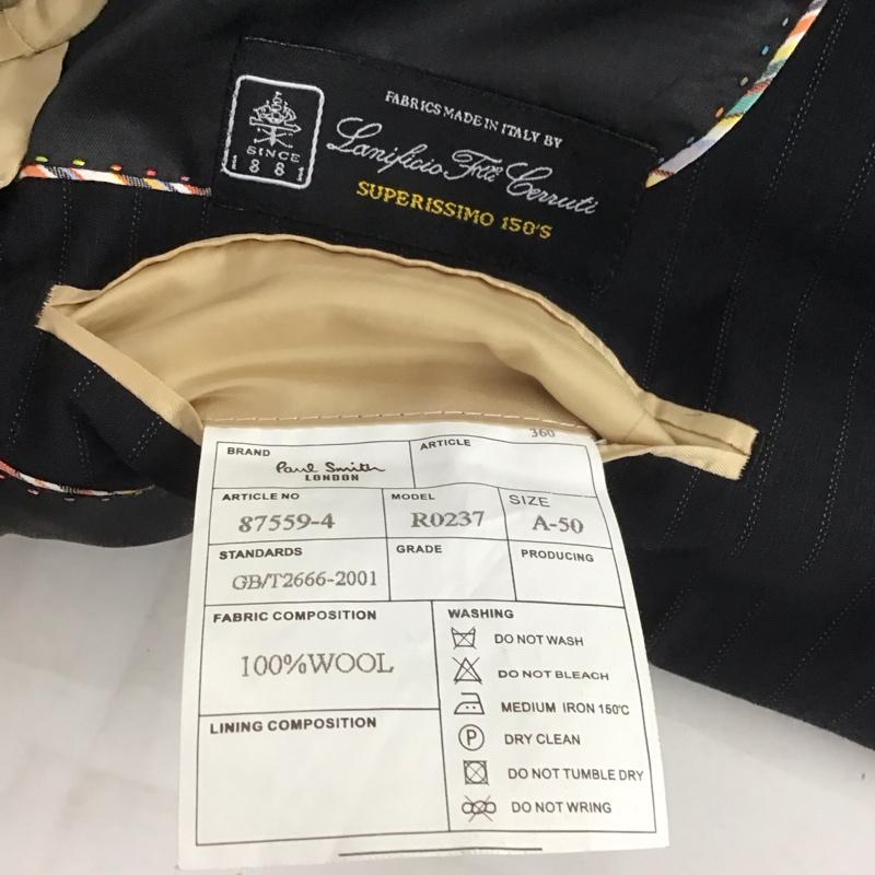 ポールスミス Paul Smith セットアップ セットアップ セットアップ 長袖ジャケット スラックスパンツ 2点セット ストライプ 紺 / ネイビー /  メンズ USED 古着 中古 10142080
