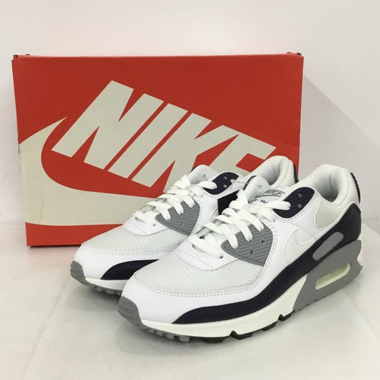 ナイキ NIKE スニーカー スニーカー CT4352-100 AIR MAX 90 27.5cm 箱有 27.5cm ロゴ、文字 白 / ホワイト / X 灰 / グレー / X 紺 / ネイビー /  メンズ USED 古着 中古 10135515