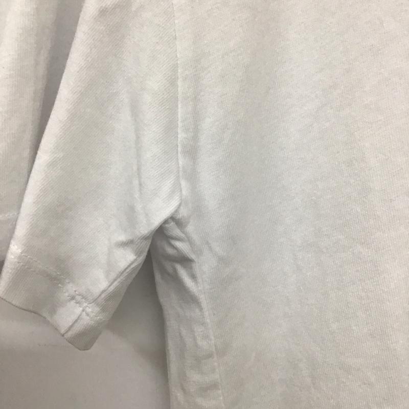 ザラ ZARA Tシャツ 半袖 1165 090 250 クルーネック M ロゴ、文字 白 / ホワイト /  レディース USED 古着 中古 10133754