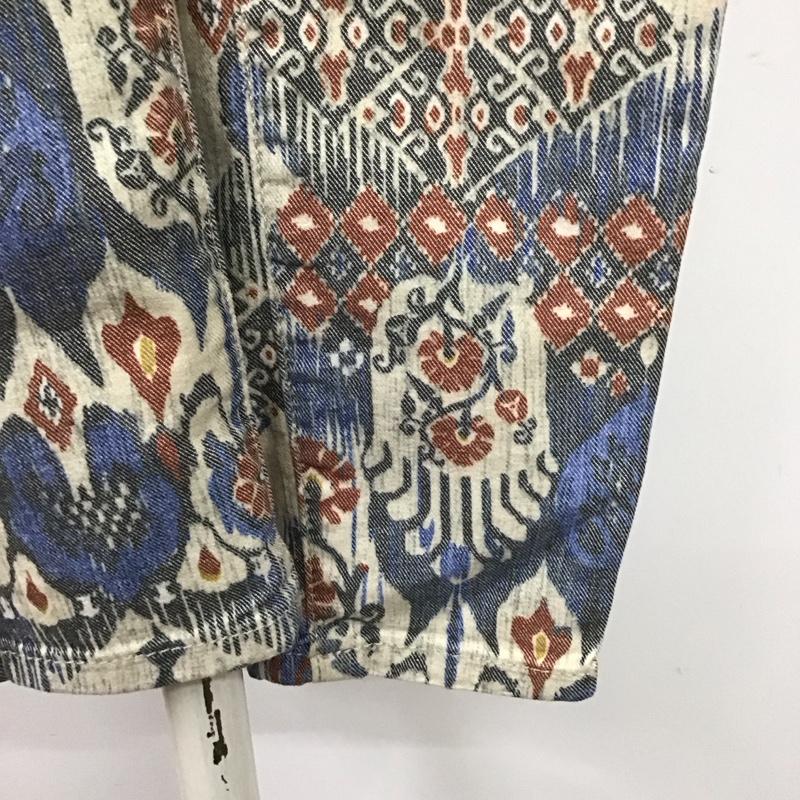 ザラ ZARA パンツ デニム、ジーンズ スリムパンツ カジュアルパンツ スリムパンツ ストレッチパンツ 36 総柄 マルチカラー / マルチカラー /  レディース USED 古着 中古 10109554