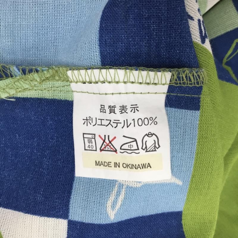 マンゴ MANGO シャツ、ブラウス 半袖 M  黄緑 / イエローグリーン /  メンズ USED 古着 中古 10108695