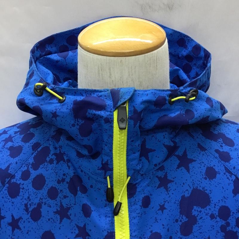 コロンビア Columbia ジャケット、上着 ジャンパー、ブルゾン マウンテンパーカー M 総柄 青 / ブルー / X 紺 / ネイビー / X 黄 / イエロー /  メンズ USED 古着 中古 10109261
