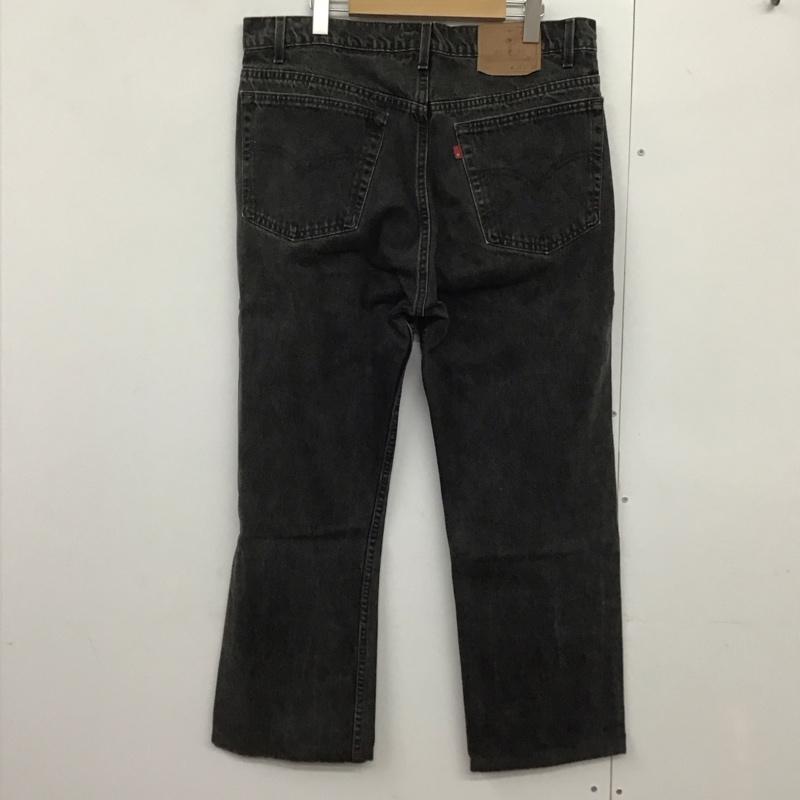 リーバイストラウスアンドコー Levi Strauss & co. パンツ デニム、ジーンズ デニムパンツ ワイドパンツ カジュアルパンツ 39インチ 無地 黒 / ブラック /  メンズ USED 古着 中古 10142339