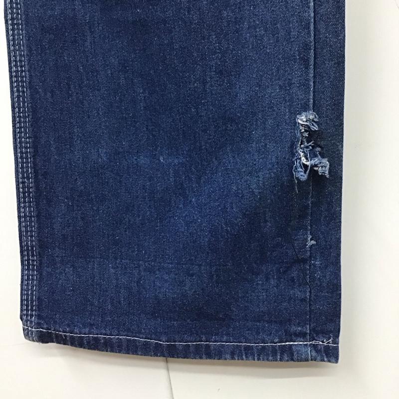 ポインター POINTER パンツ デニム、ジーンズ デニムパンツ ストレートパンツ ワイドパンツ カジュアルパンツ 34 無地 インディゴ / インディゴ /  メンズ USED 古着 中古 10116396