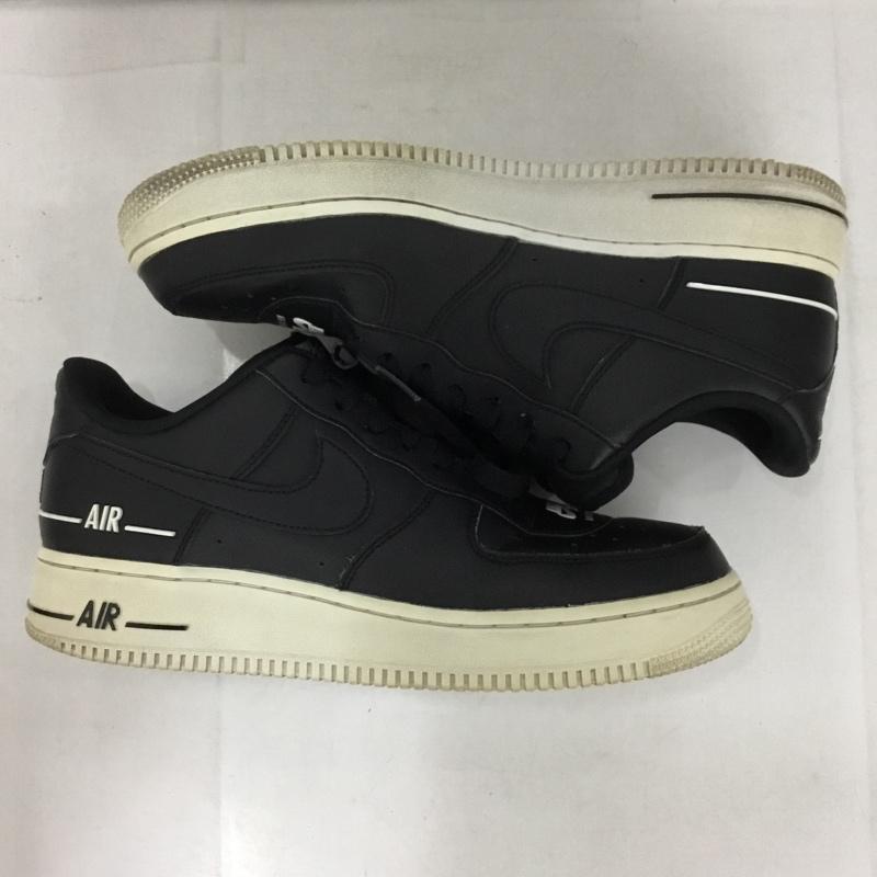 ナイキ NIKE スニーカー スニーカー CJ1379-001 AIR FORCE 1 07 LV8 3 27cm 27.0cm ロゴ、文字 黒 / ブラック / X 白 / ホワイト /  メンズ USED 古着 中古 10136468
