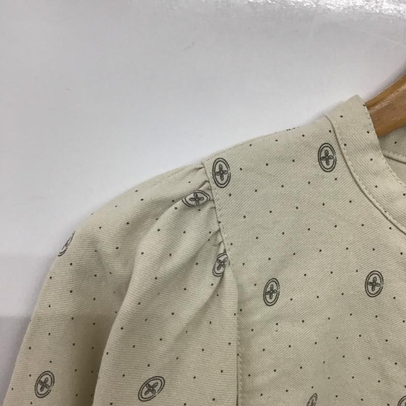 サマンサモスモス Samansa Mos2 ワンピース ロングスカート 1105272 モチーフ花柄ワンピース 長袖 FREE 総柄 アイボリー / アイボリー /  レディース USED 古着 中古 10142282