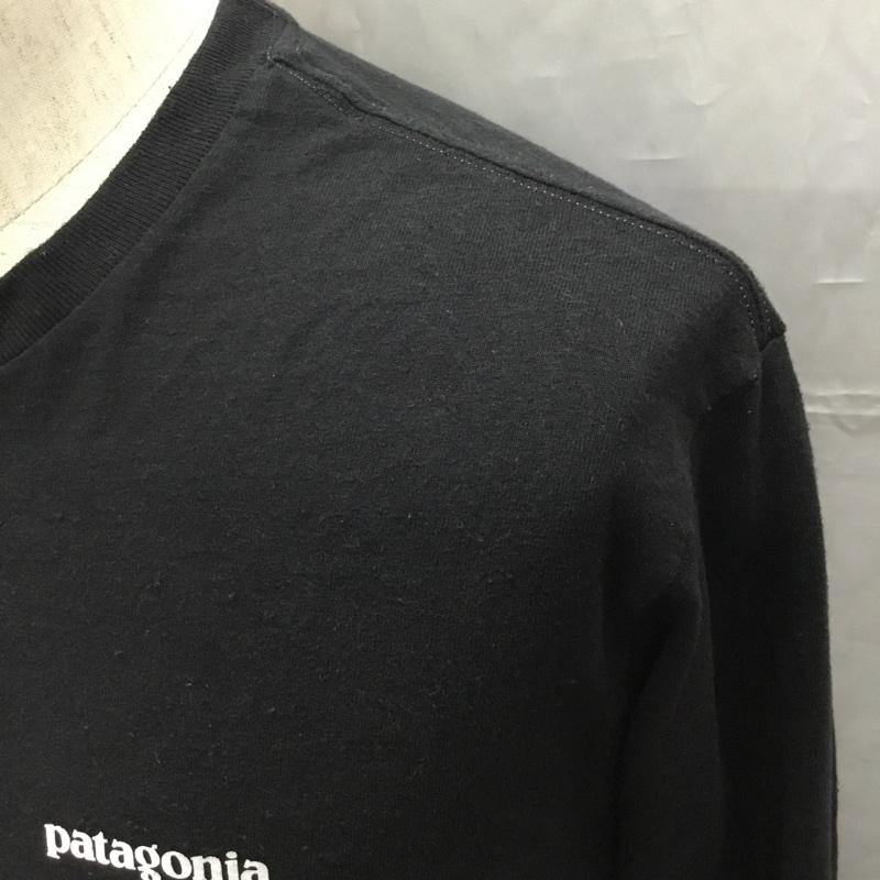 パタゴニア patagonia カットソー 長袖 38518sp21 LOGORESPONSIBILITEE 長袖カットソー プリントTシャツ M ロゴ、文字 黒 / ブラック /  メンズ USED 古着 中古 10108789