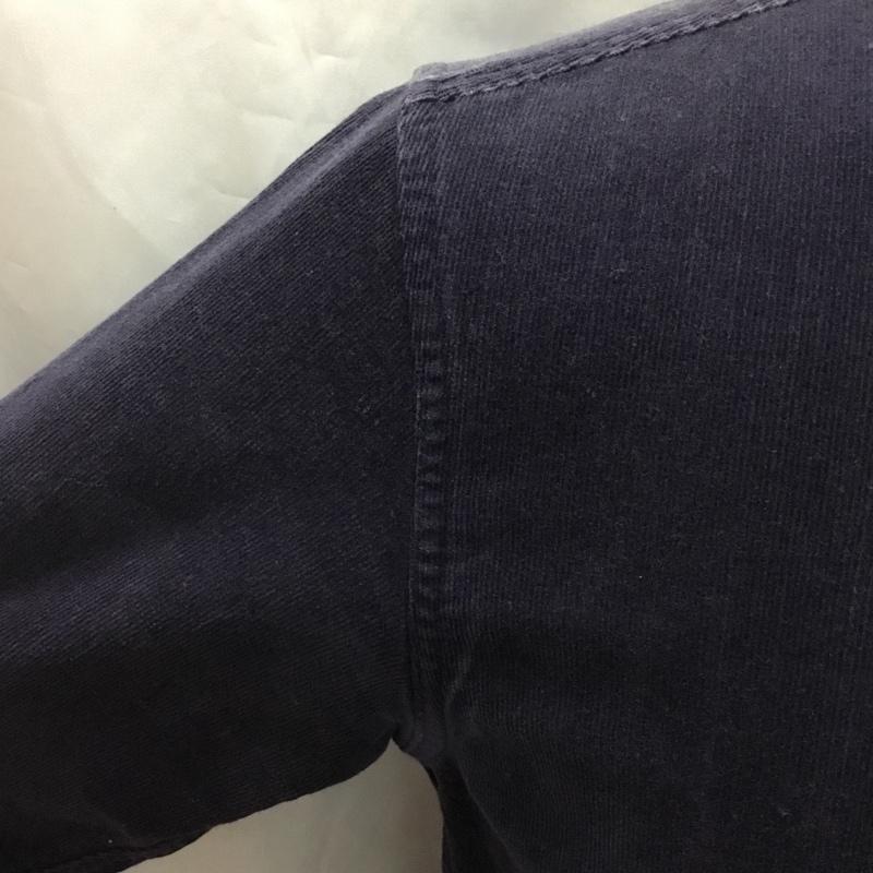 ガイジンメイド GAIJIN MADE シャツ、ブラウス 長袖 長袖シャツ カラーシャツ ポケットシャツ 長袖カットソー コーデュロイシャツ M 無地 紺 / ネイビー /  メンズ USED 古着 中古 10117526