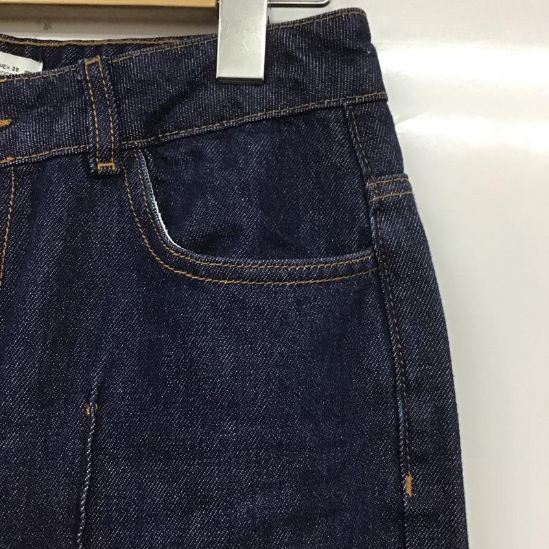 ザラ ZARA パンツ デニム、ジーンズ 4406 059 405 ワイドパンツ 無地 インディゴ / インディゴ /  レディース USED 古着 中古 10108094