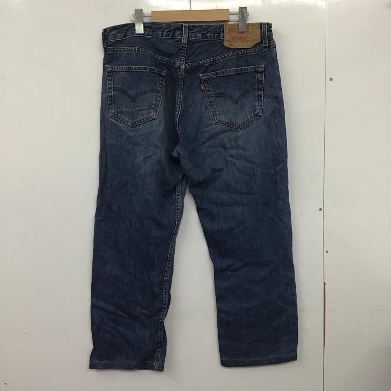 リーバイストラウスアンドコー Levi Strauss & co. パンツ デニム、ジーンズ デニムパンツ ワイドパンツ カジュアルパンツ 35インチ 無地 インディゴ / インディゴ /  メンズ USED 古着 中古 10140628
