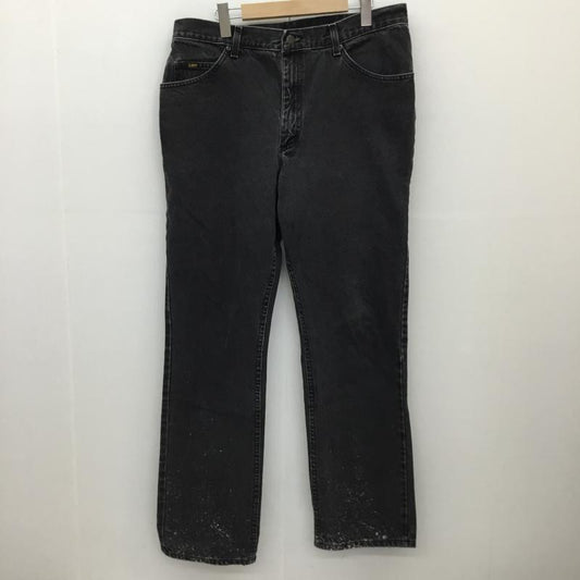 リー Lee パンツ デニム、ジーンズ 200-8908 38 無地 黒 / ブラック /  メンズ USED 古着 中古 10135817