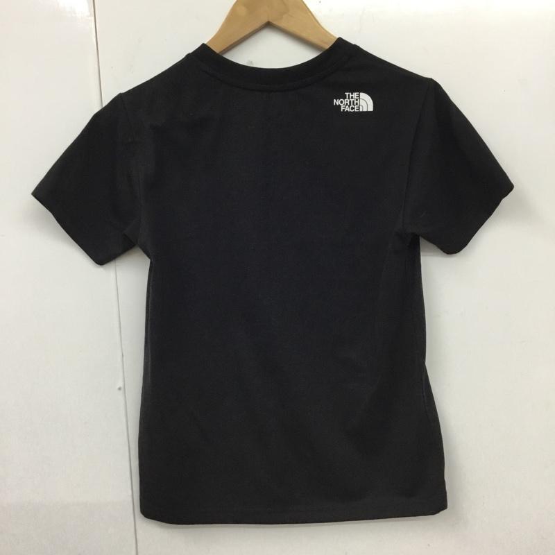 ザノースフェイス THE NORTH FACE Tシャツ 半袖 NTJ32247 ドロップメッセージティー 半袖カットソー プリントTシャツ 150cm プリント 黒 / ブラック /  ボーイズ USED 古着 中古 10110024