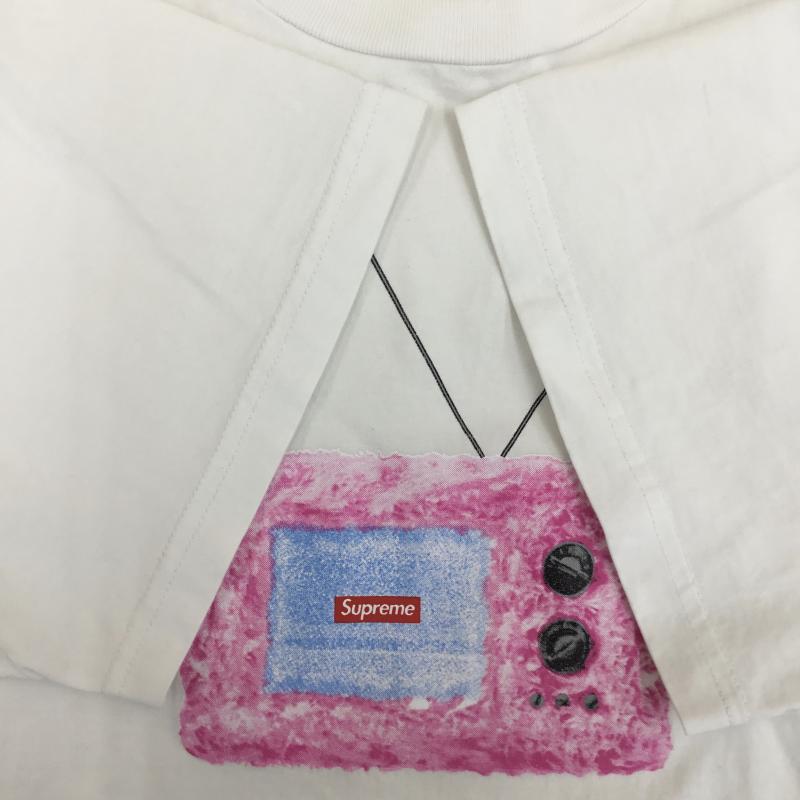 シュプリーム Supreme Tシャツ 半袖 18SS TV Tee XL プリント 白 / ホワイト /  メンズ USED 古着 中古 10145522