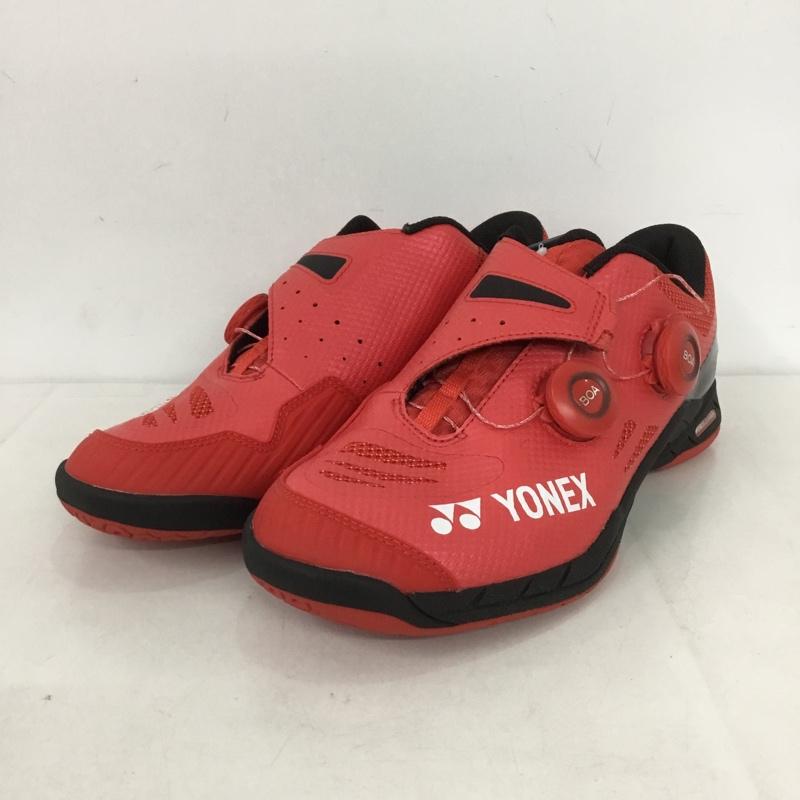 ヨネックス YONEX スニーカー スニーカー SHBIF バドミントンシューズ パワークッションインフィニティ 26cm 26.0cm ロゴ、文字 赤 / レッド / X 黒 / ブラック /  メンズ USED 古着 中古 10142466
