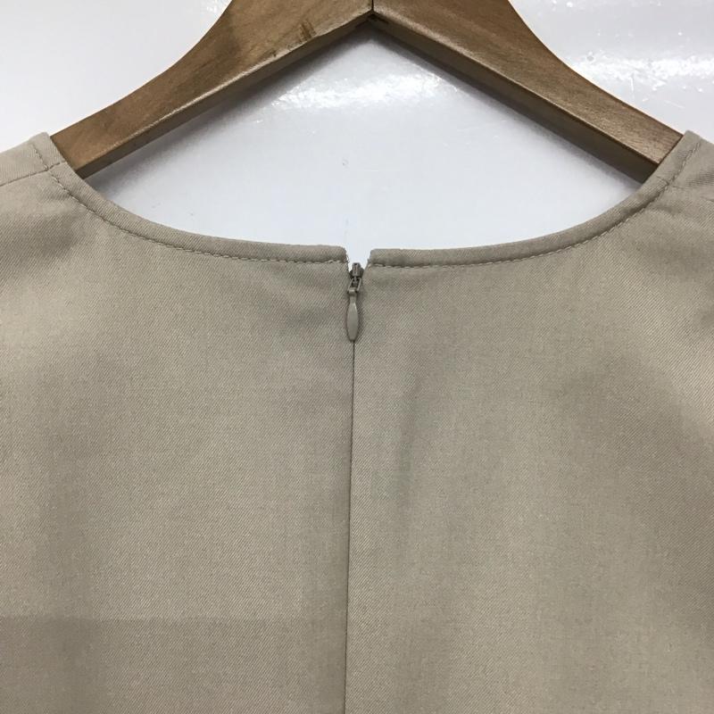 ミラオーウェン Mila Owen ワンピース ロングスカート 09WF0225039 Vネック 1 無地 ベージュ / ベージュ /  レディース USED 古着 中古 10146511