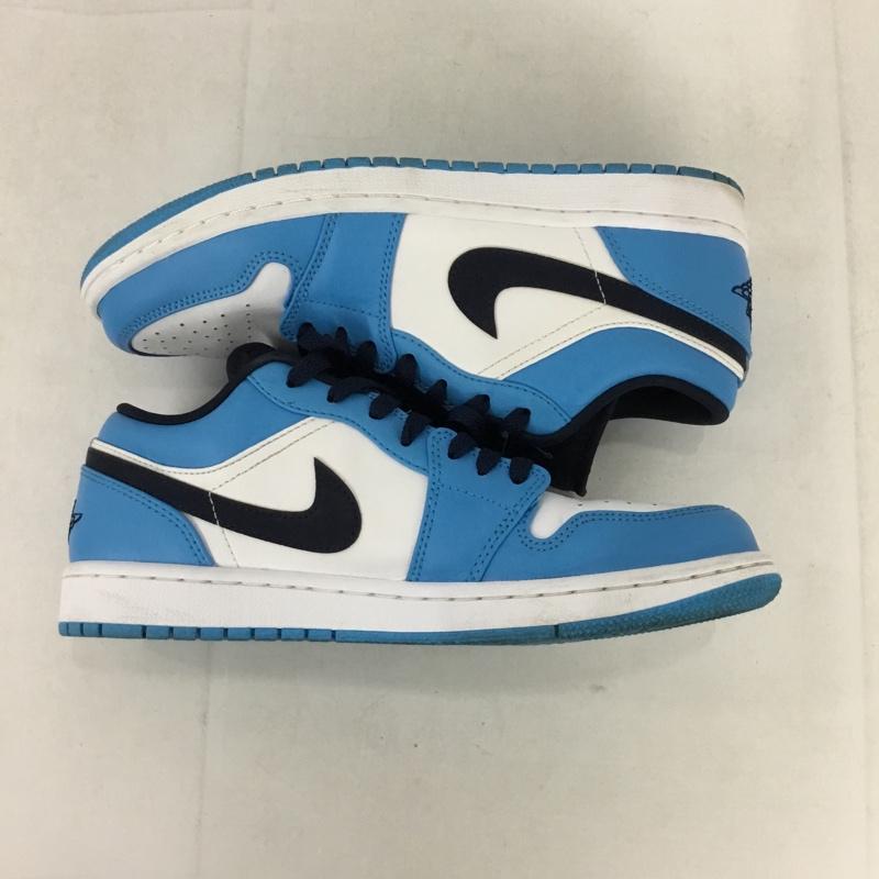 ナイキ NIKE スニーカー スニーカー 553558-144 AIR JORDAN 1 LOW 26cm 26.0cm ワンポイント 白 / ホワイト / X 青 / ブルー / X 紺 / ネイビー /  メンズ USED 古着 中古 10131814