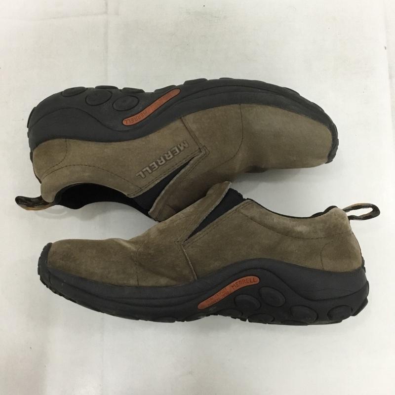 メレル MERRELL スリッポン スリッポン J60787 ジャングルモック GUNSMOKE UK7 スニーカー US：7.5 ロゴ、文字 茶 / ブラウン /  メンズ USED 古着 中古 10148410