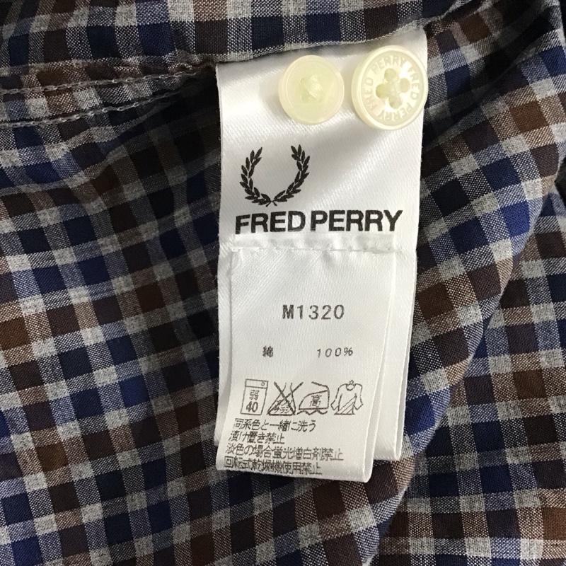 フレッドペリー FRED PERRY シャツ、ブラウス 長袖 長袖シャツ チェックシャツ カラーシャツ ボタンダウンシャツ XS チェック マルチカラー / マルチカラー /  メンズ USED 古着 中古 10130129