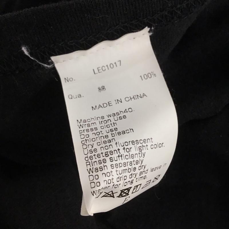 レジェンダ LEGENDA カットソー 長袖 長袖カットソー プリントカットソー クルーネック FREE プリント 黒 / ブラック /  メンズ USED 古着 中古 10146213