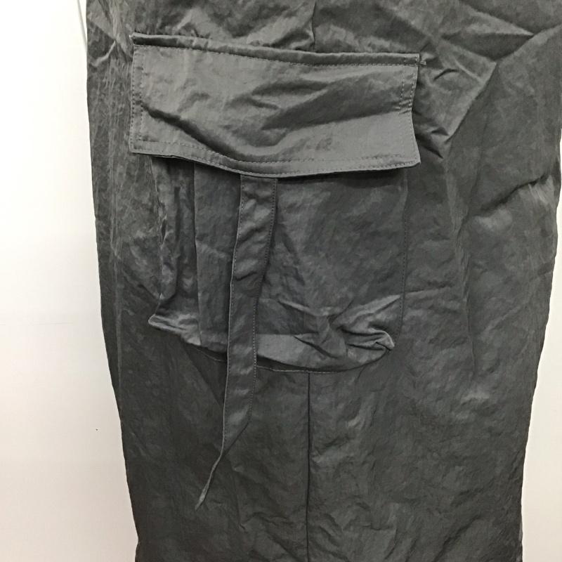 ザラ ZARA ワンピース ロングスカート キャミワンピース ノースリーブワンピース ロングワンピース XS 無地 灰 / グレー /  レディース USED 古着 中古 10121667