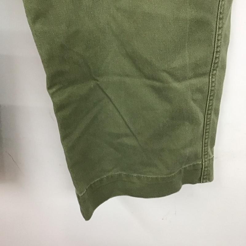 ラルフローレン RALPHLAUREN パンツ ワークパンツ、ペインターパンツ ワイドパンツ カジュアルパンツ ワークパンツ 4 無地 カーキ / カーキ /  レディース USED 古着 中古 10128947
