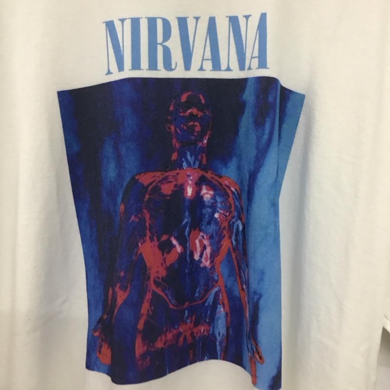 ネイバーフッド NEIGHBORHOOD Tシャツ 半袖 241pcnh-st04s NIRVANATEESS-2 半袖カットソー プリントTシャツ L プリント 白 / ホワイト /  メンズ USED 古着 中古 10132286