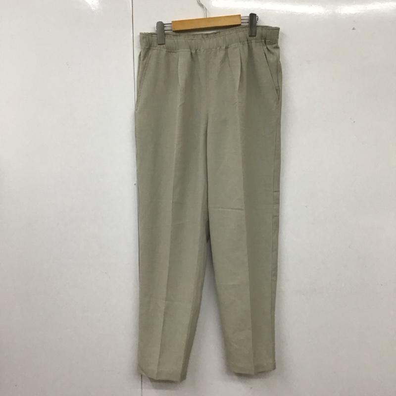 フリークスストア FREAK S STORE パンツ スラックス スラックスパンツ ワイドパンツ カジュアルパンツ センタータックパンツ L 無地 灰 / グレー /  メンズ USED 古着 中古 10113642