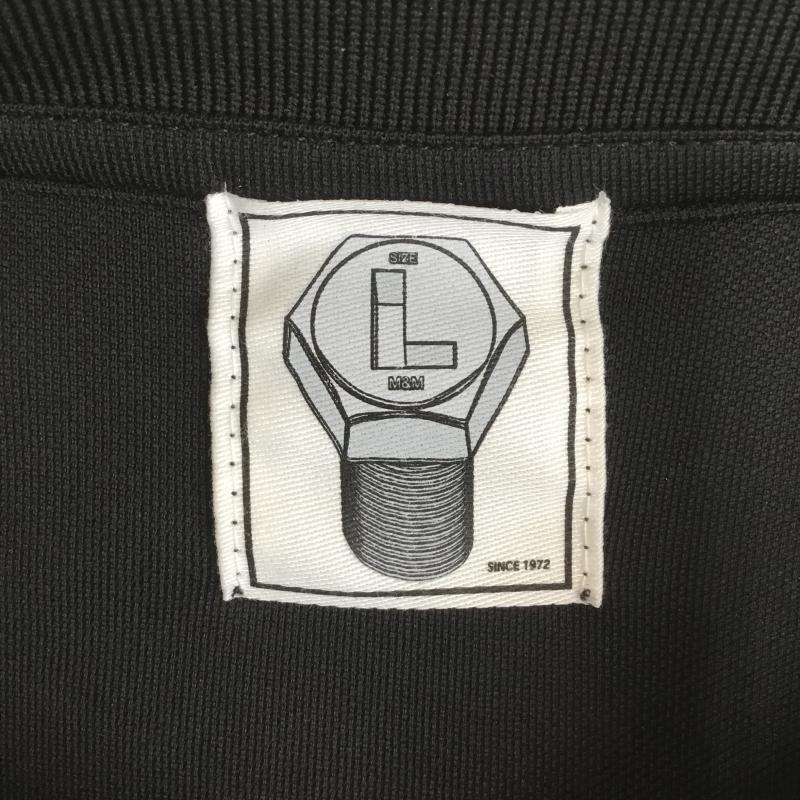 エムアンドエム M&M カットソー 長袖 03-3721-0903 M&M 長袖カットソー L 無地 黒 / ブラック /  メンズ USED 古着 中古 10128189